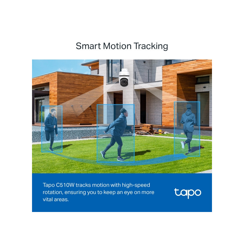 TP-LINK - Tapo C510W Outdoor Pan/Tilt Security WiFi Camera
