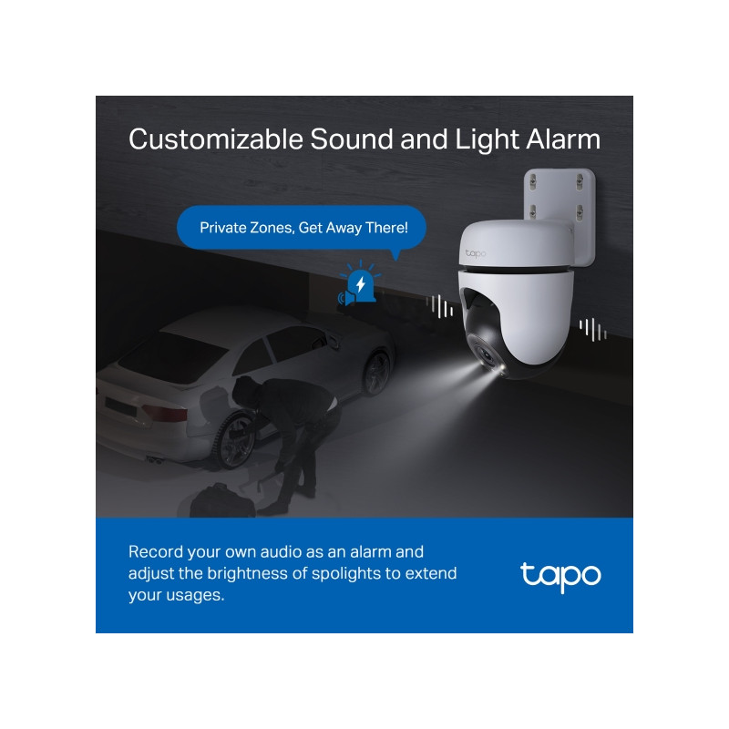TP-LINK - Tapo C510W Outdoor Pan/Tilt Security WiFi Camera