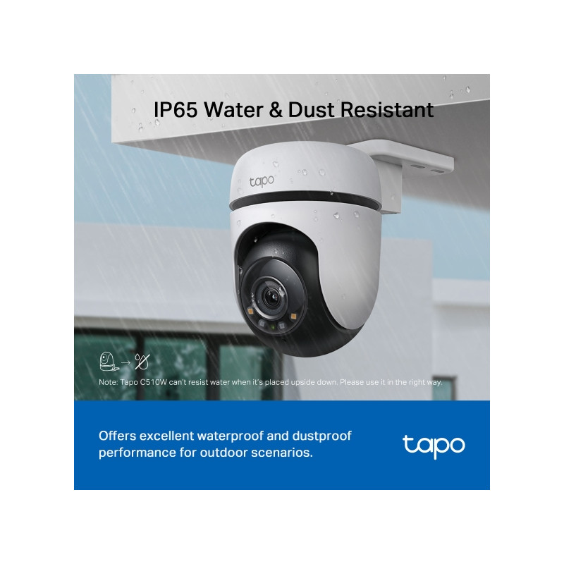 TP-LINK - Tapo C510W Outdoor Pan/Tilt Security WiFi Camera