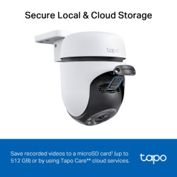 TP-LINK - Tapo C510W Outdoor Pan/Tilt Security WiFi Camera
