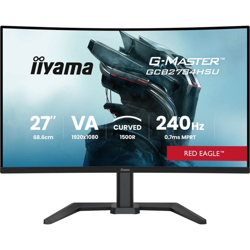 iiyama G-Master/GCB2784HSU-B1/27''/VA/FHD/240Hz/0,7ms/Čierna/3R
