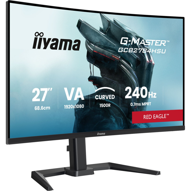 iiyama G-Master/GCB2784HSU-B1/27''/VA/FHD/240Hz/0,7ms/Čierna/3R