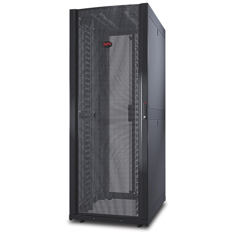 APC - NetShelter SX 42U 750mm Wide x 1070mm Deep Networking Enclosure with Sides Black