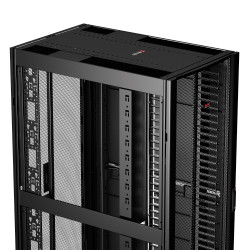 APC - NetShelter SX 42U 750mm Wide x 1070mm Deep Networking Enclosure with Sides Black