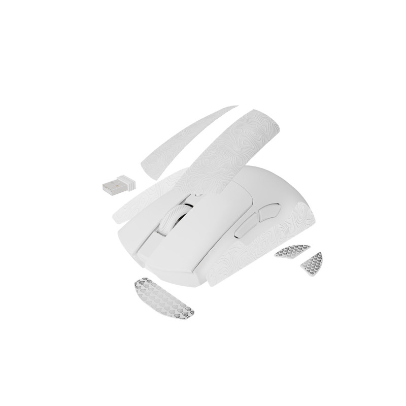 Herná bezdrôtová myš Genesis ZIRCON 880/Herná/Optická/12 000 DPI/USB+BT/Biela