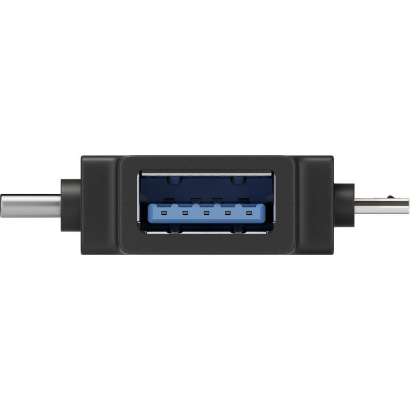 PremiumCord Adaptér USB-A na USB-C + micro USB-B