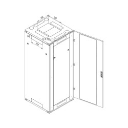 TRITON - Stoj.rack RTA 42(š)800x(h)1000 pred.i zad.dv.perf.