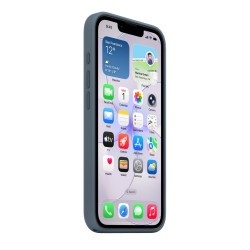 APPLE - iPhone 17e Silicone Case with MS – Anchor Blue / SK