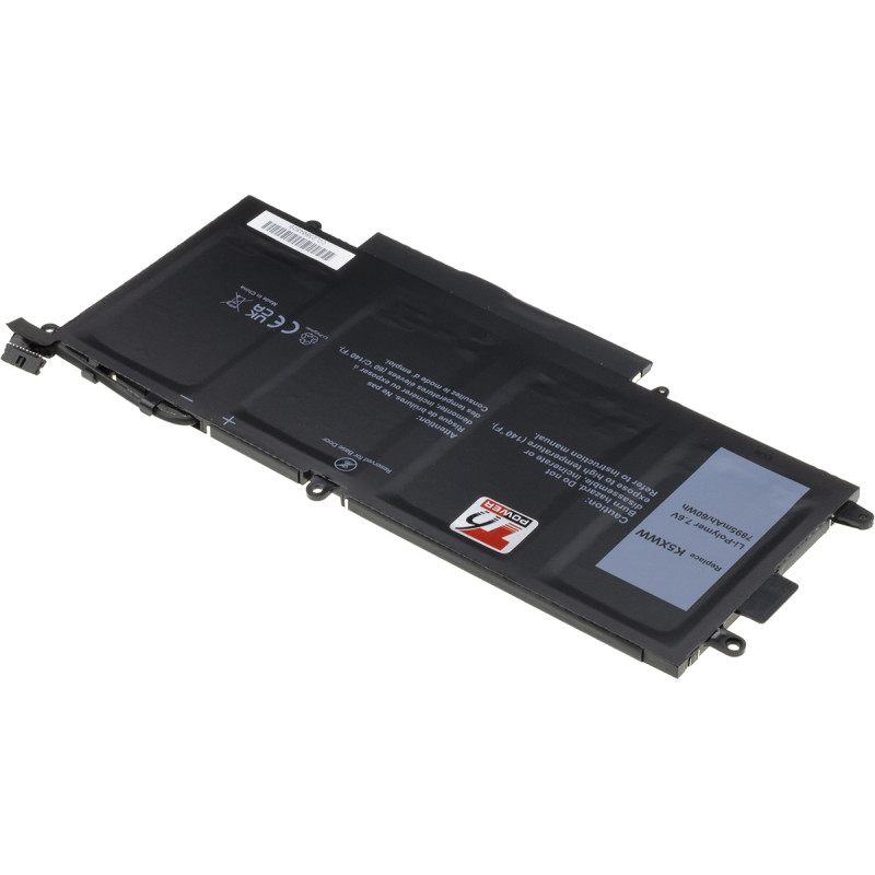 Batérie T6 Power pre Dell Latitude 5289, 7389, 7390 2in1, 7895mAh, 60Wh, 4cell, Li-pol
