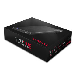 AXAGON EE25-XA6, USB 5Gbps - SATA 6G, 2.5'' kovový ALINE box