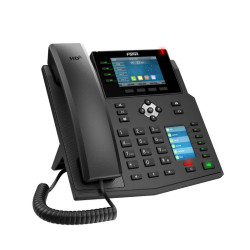 GRANDSTREAM - Fanvil X5U SIP telefón, 3,5'' bar.disp. + 2,4'' disp., 16SIP, 4link.tl., 30DSS hr., BT, dual Gbit
