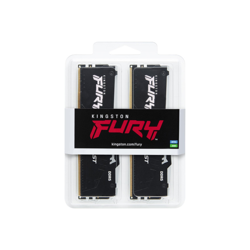 Kingston FURY Beast EXPO/DDR5/16GB/6000MHz/CL36/2x8GB/RGB/Black