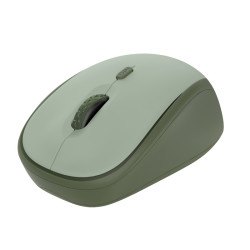 TRUST YVI+/Kancelárska/Optická/Pre pravákov/1 600 DPI/Bezdrôtová USB/Zelená