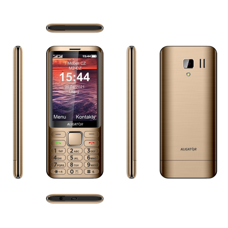 ALIGATOR D950 Dual sim zlatý