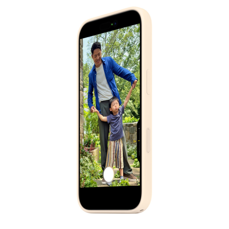 APPLE - iPhone 17 Silicone Case with MS – Vanilla / SK