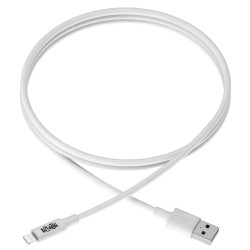 EATON - Kabel USB-A 2.0 / Lightning Synchronizácia/Nabíjanie, MFi Certified, Samec/Samec, biela, 1.83m