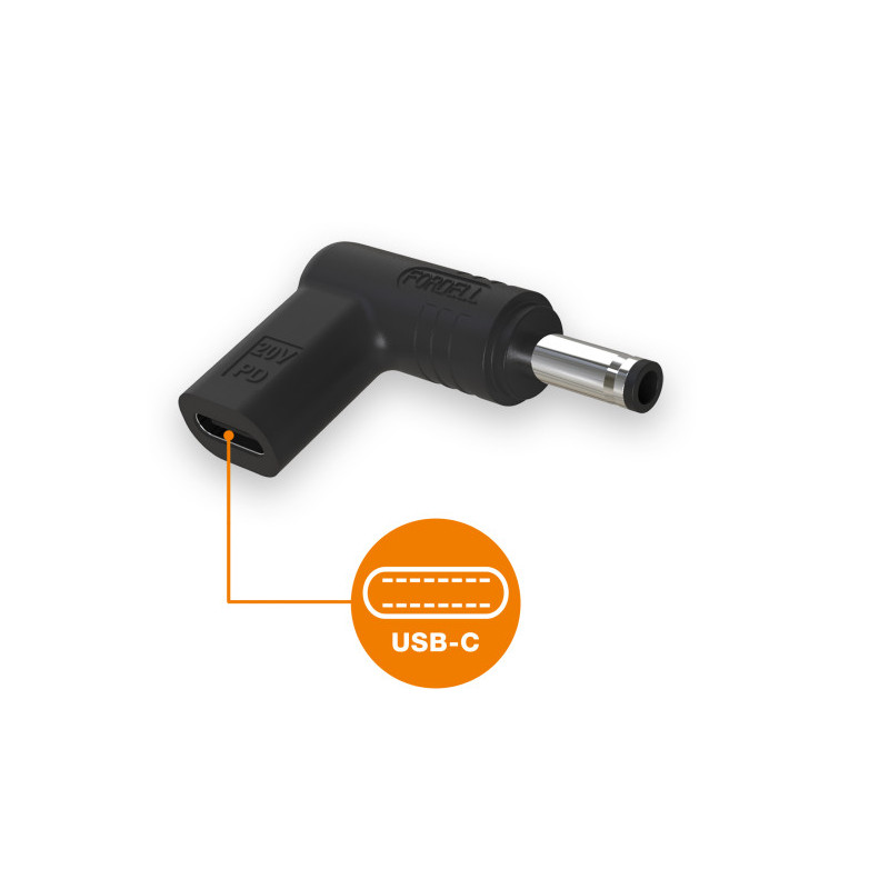 Aligator USB-C napájacia redukcia 4,5 x 3,0 mm pre notebooky Dell