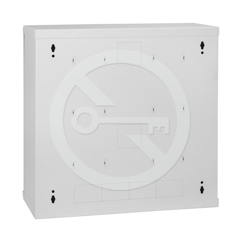 SOLARIX - Rozvádzač LC-18 LITE s lištami 3U, 4U 540x540x180mm šedý RAL7035