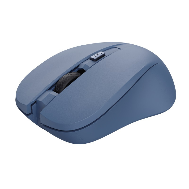 Trust Mydo/Kancelárska/Optická/1 800 DPI/Bezdrôtová USB/Modrá