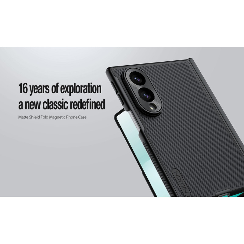 Nillkin Super Frosted FOLD Magnetic Zadný Kryt pre Samsung Galaxy Z Fold 8 Black