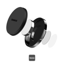 NONAME - Baseus Small Ears Series Flat Magnetický Držiak do Auta Cluster Black