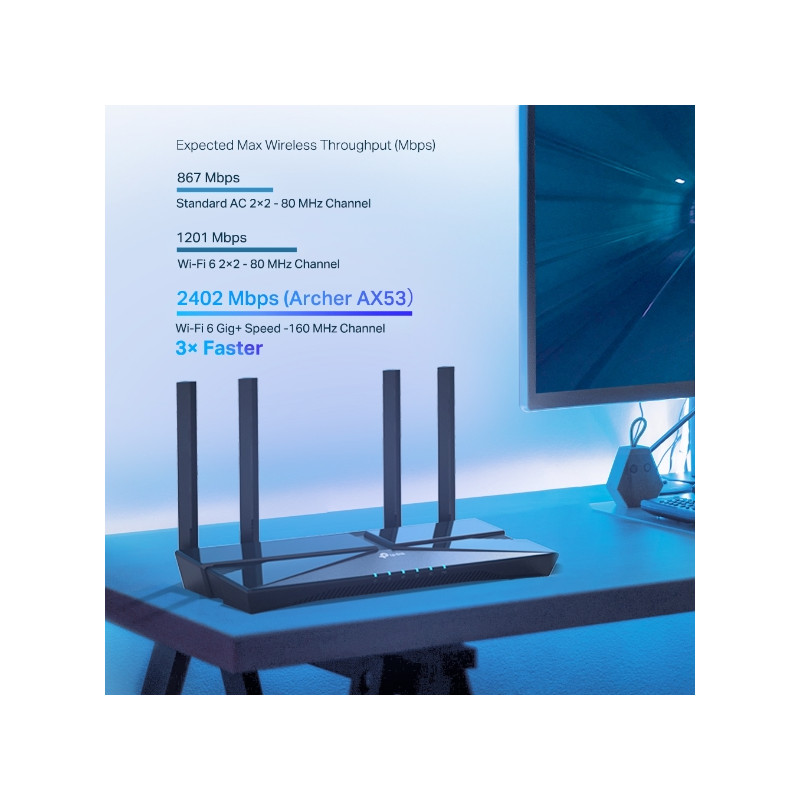 Router TP-Link Archer AX53, AX3000 WiFi6