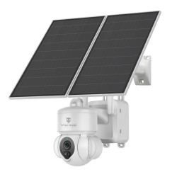 Solárna HD kamera Viking HDs03 4G/20000mAh/farebné nočné videnie/IP66/aplikácia/notifikácia/biela