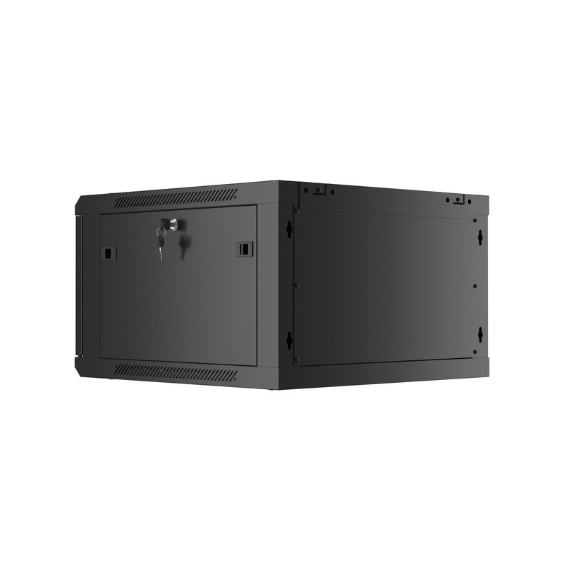 LANBERG RACKOVÁ SKRIŇA 19'' PRO MONTÁŽ NA STENU 6U/600X600 PRO VLASTNÚ MONTÁŽ S KOVOVÝMI DVERAMI ČIERNA