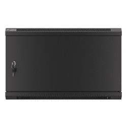 LANBERG RACKOVÁ SKRIŇA 19'' PRO MONTÁŽ NA STENU 6U/600X600 PRO VLASTNÚ MONTÁŽ S KOVOVÝMI DVERAMI ČIERNA