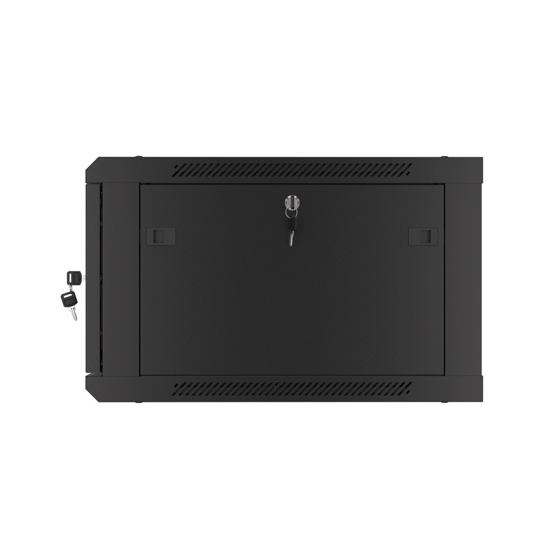 LANBERG RACKOVÁ SKRIŇA 19'' PRO MONTÁŽ NA STENU 6U/600X600 PRO VLASTNÚ MONTÁŽ S KOVOVÝMI DVERAMI ČIERNA