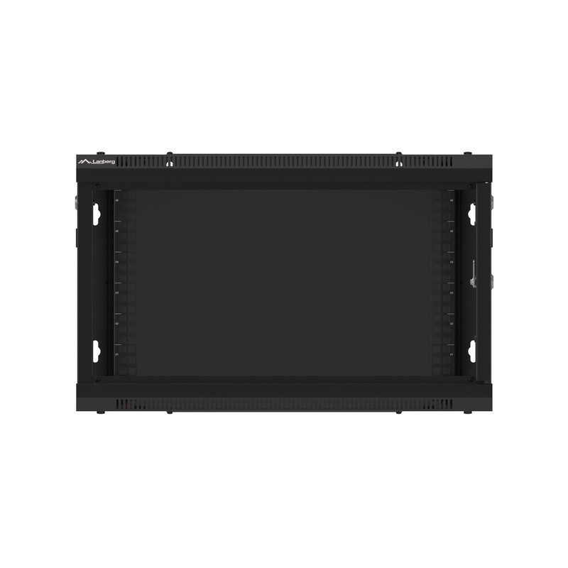 LANBERG RACKOVÁ SKRIŇA 19'' PRO MONTÁŽ NA STENU 6U/600X600 PRO VLASTNÚ MONTÁŽ S KOVOVÝMI DVERAMI ČIERNA