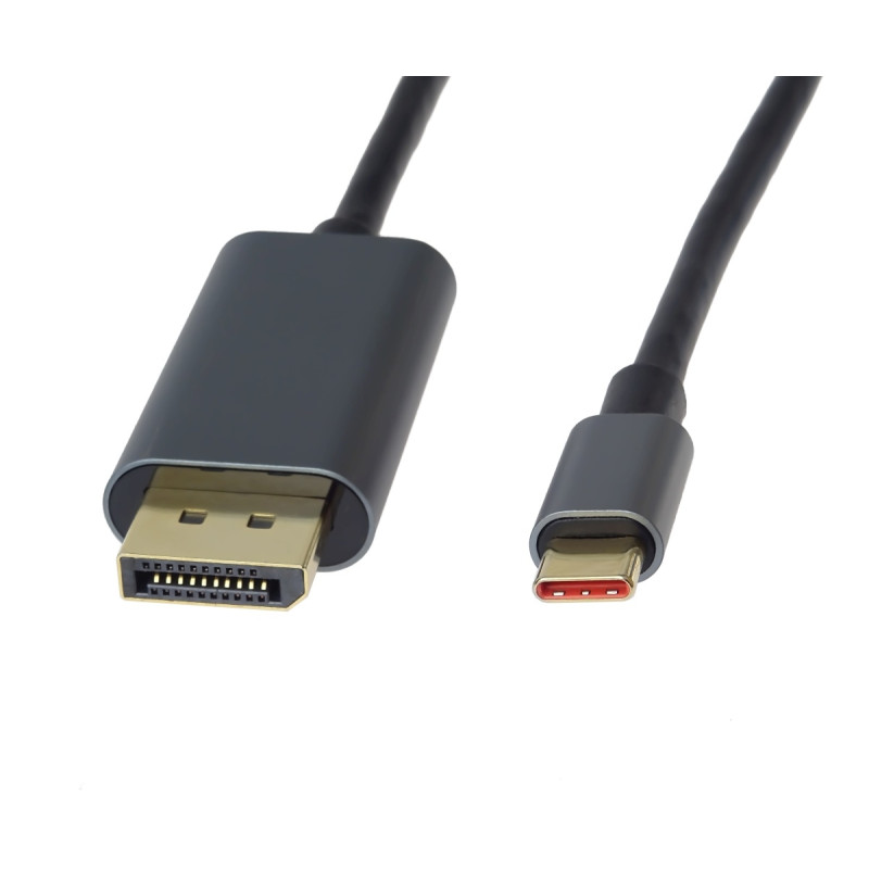 PremiumCord kábel USB-C na DisplayPort DP1.4 8K @ 60Hz a 4k @ 120Hz 2m