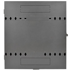 EATON - Skriňa SmartRack 4U vertikálne, Š-650, V-730, hĺbka pre prepínače, montáž na stenu