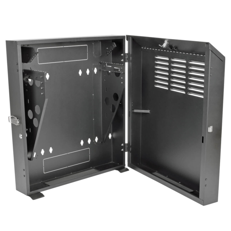 EATON - Skriňa SmartRack 4U vertikálne, Š-650, V-730, hĺbka pre prepínače, montáž na stenu