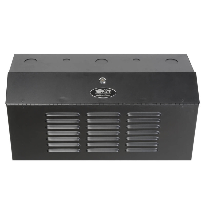 EATON - Skriňa SmartRack 4U vertikálne, Š-650, V-730, hĺbka pre prepínače, montáž na stenu
