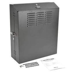 EATON - Skriňa SmartRack 4U vertikálne, Š-650, V-730, hĺbka pre prepínače, montáž na stenu