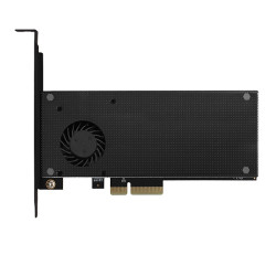 AXAGON PCEM2-DC, PCIe x4 - M.2 NVMe M-key + SATA B-key slot adaptér, chladič, vr. LP