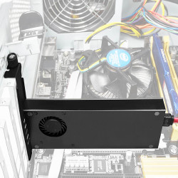 AXAGON PCEM2-DC, PCIe x4 - M.2 NVMe M-key + SATA B-key slot adaptér, chladič, vr. LP