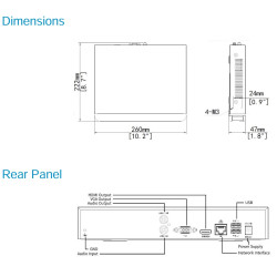 Uniview NVR301-16B-IQ, 16 kanálov, max.IN:80Mbps/OUT:80Mbps, múdra analytika SIP, UMD, 4K HDMI