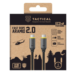 Tactical Fast Rope Aramid 2.0 Cable USB-C/USB-C 1m