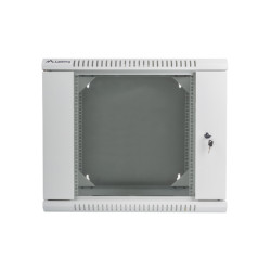 LANBERG RACKOVÁ SKRIŇA 19'' DVOJDIELNA NÁSTENNÁ 9U/600X600 (FLAT PACK) ŠEDÁ