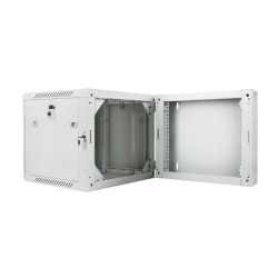 LANBERG RACKOVÁ SKRIŇA 19'' DVOJDIELNA NÁSTENNÁ 9U/600X600 (FLAT PACK) ŠEDÁ