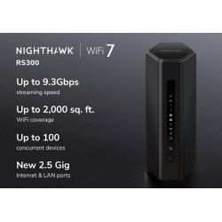 NETGEAR - 5PT NIGHTHAWK WIFI 7 BE9300 ROUT