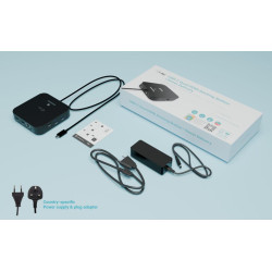 i-tec USB-C Dual HDMI Docking Station with Power Delivery 100W + i-tec Universal Charger 100W