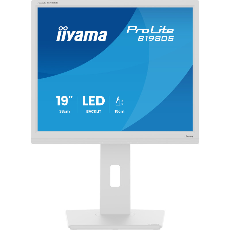 iiyama ProLite/B1980S-W1/19''/TN/1280x1024/75Hz/3ms/White/3R