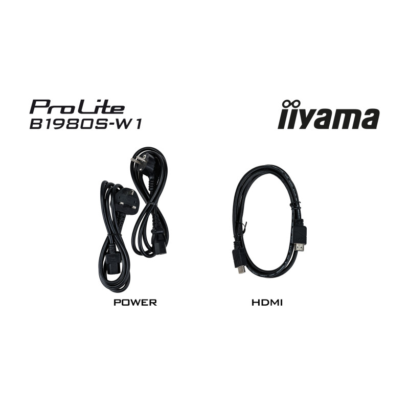 iiyama ProLite/B1980S-W1/19''/TN/1280x1024/75Hz/3ms/White/3R
