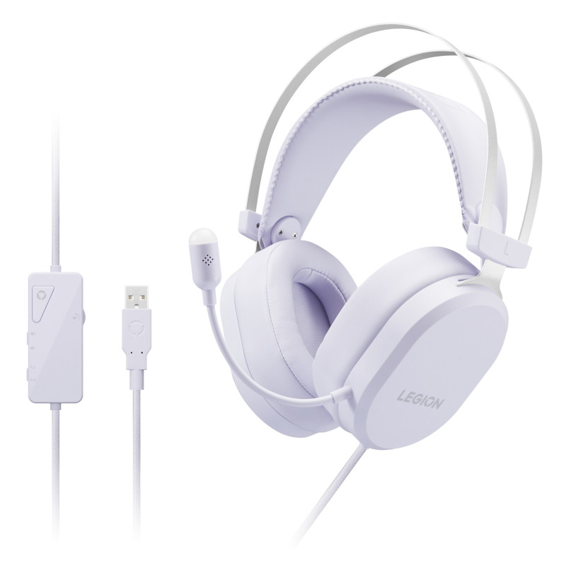 Lenovo Legion H320 7.1 Gaming Headset - White