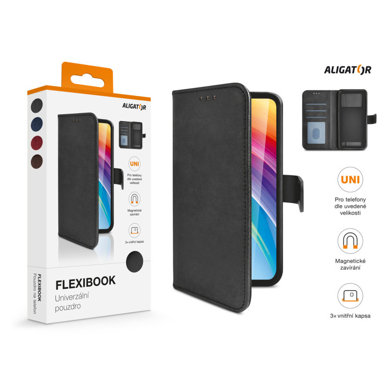 ALIGATOR Puzdro Flexibook vel.5''-5,5'', červené