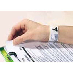 ZEBRA - Wristband - HC100 Cartridge, Polypropylén, DT, 25,4x279,4mm, 200/roll