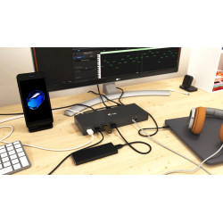 i-tec USB 3.0 / USB-C 5K Univerzálna dual dokovacia stanica